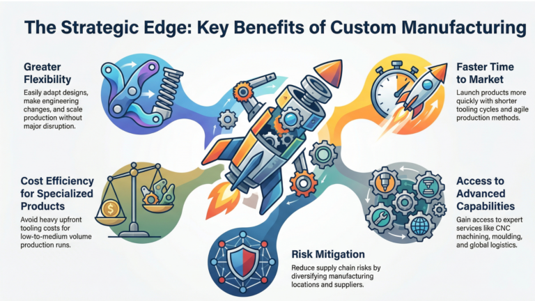 What is Custom Manufacturing Service? Process, Benefits, Challenges